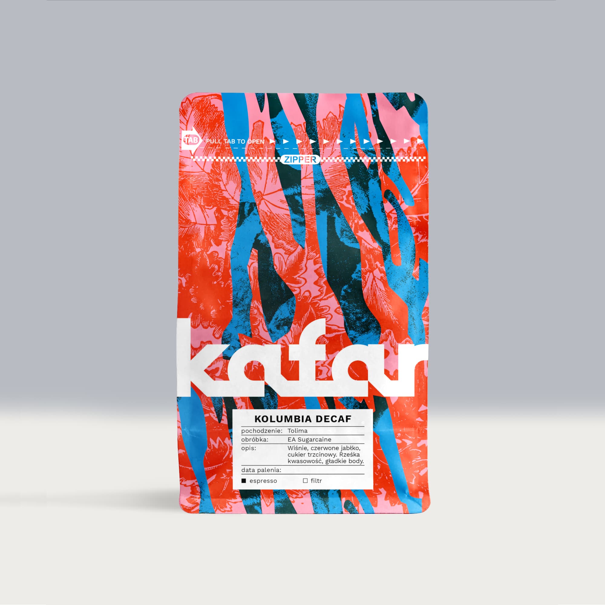 Kawa Ziarnista Specialty BEZKOFEINOWA KOLUMBIA – omniroast – 250g