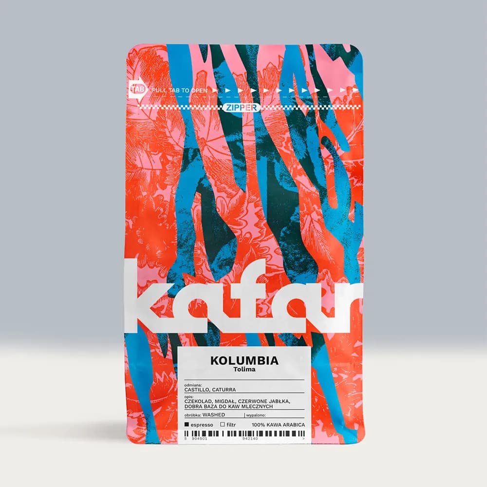 Kawa Ziarnista Specialty – KOLUMBIA TOLIMA – espresso – 250g